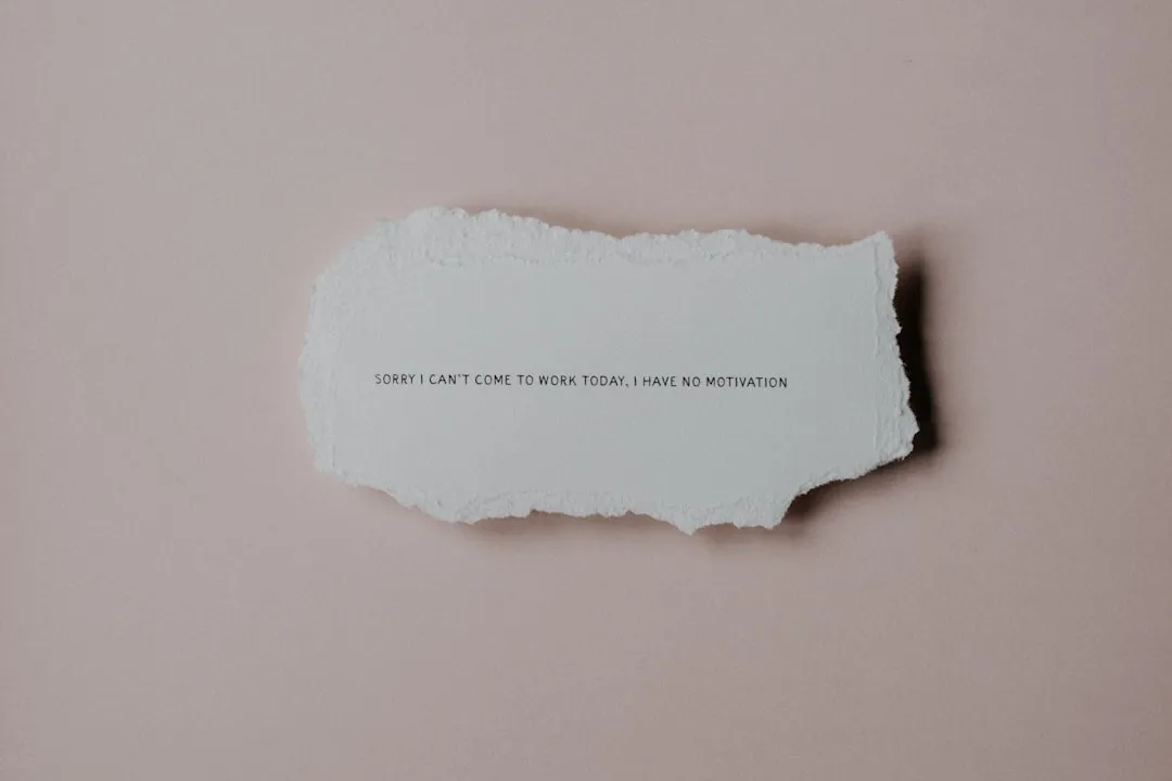 Do not motivate